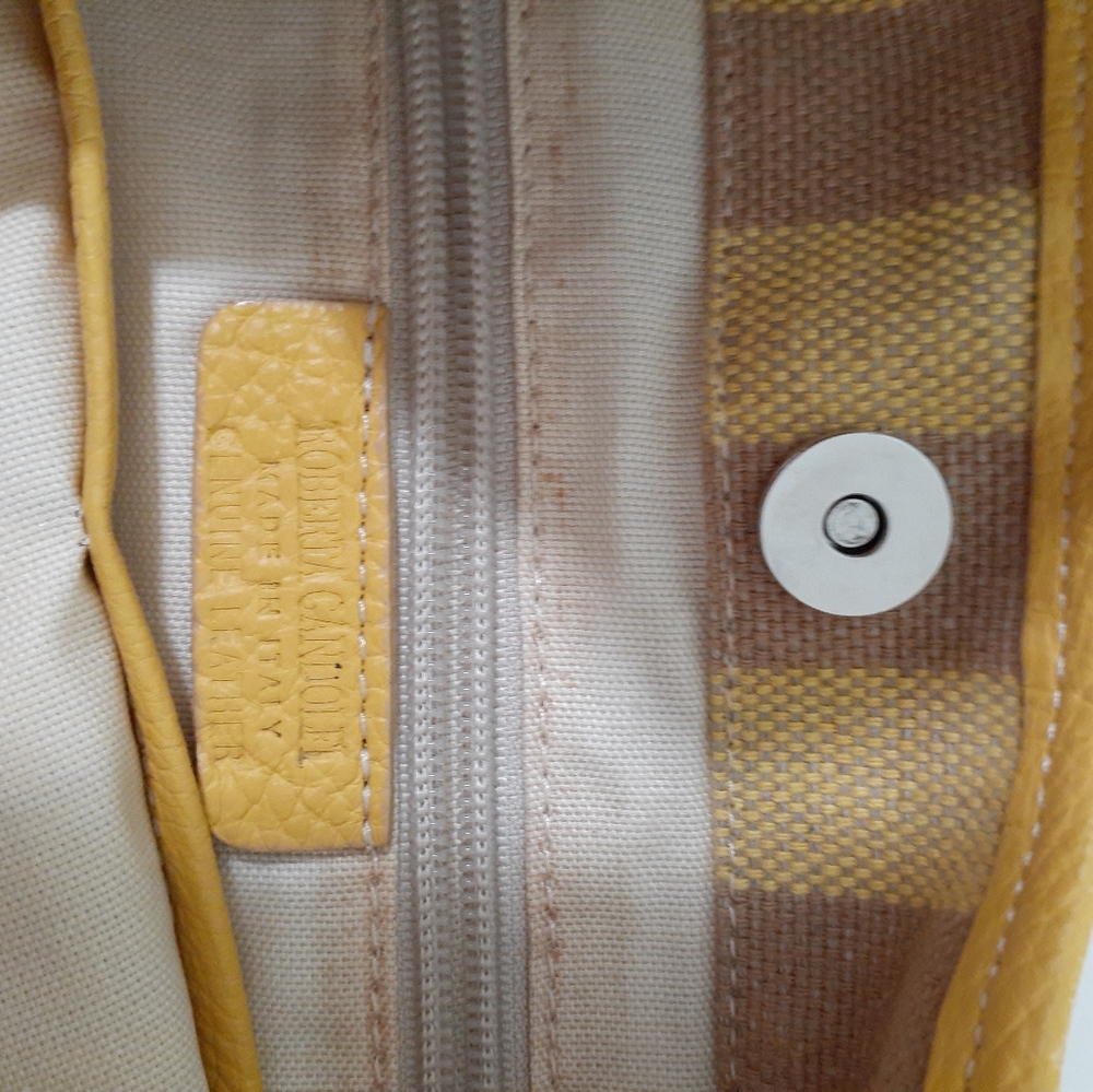 ROBERTA GANDOLFI Yellow Handbag - Picture 13 of 13